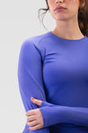 Ladies Long Sleeves T-Shirt Respire - Violet Storm - ReboundRebound