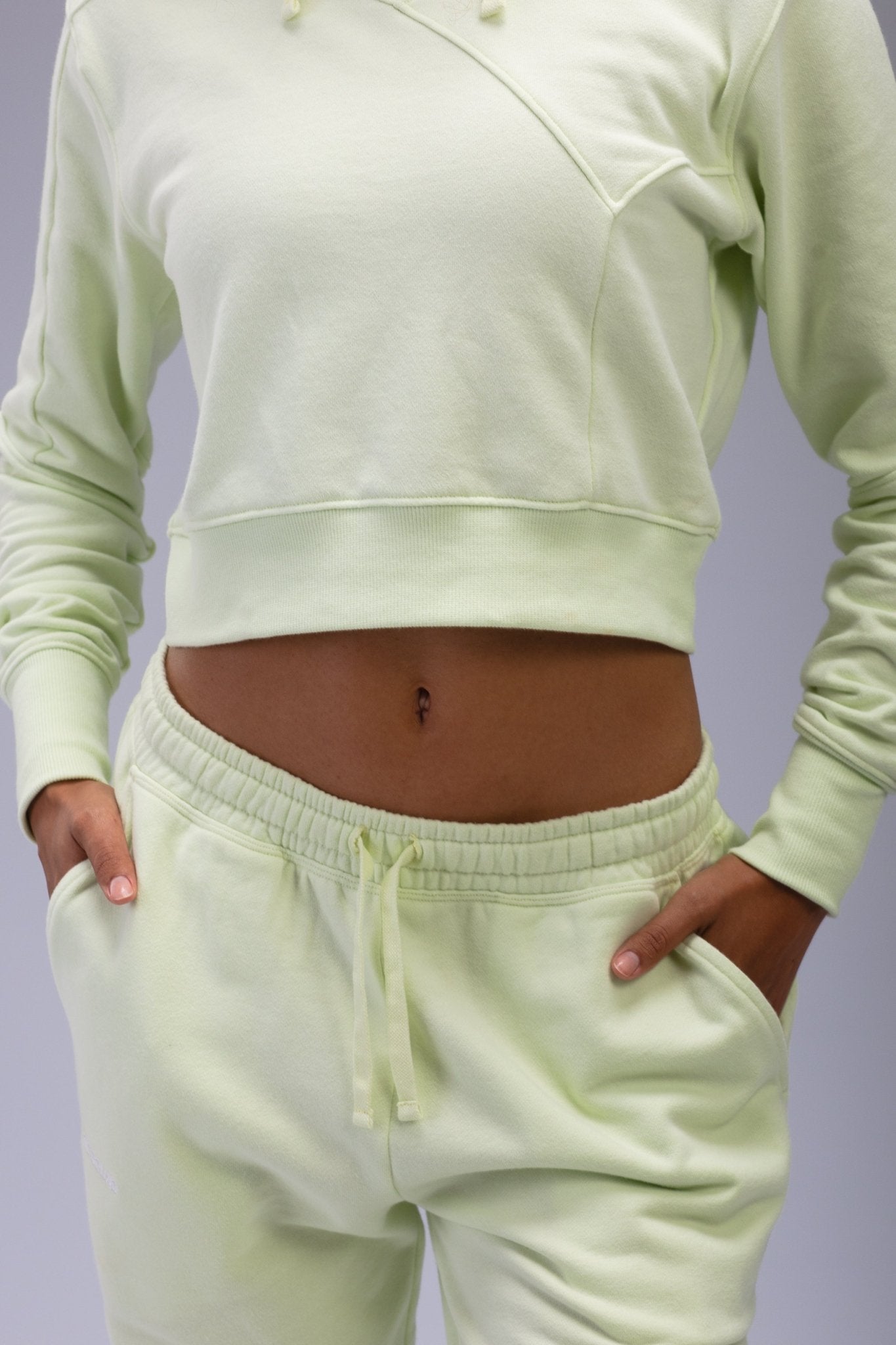 Ladies Sweatpants - Rebound - بنطلون قطني نسائي - ماتشا - ريباوند