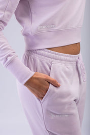 Ladies Sweatpants - Rebound - بنطلون قطني نسائي - لافندر - ريباوند