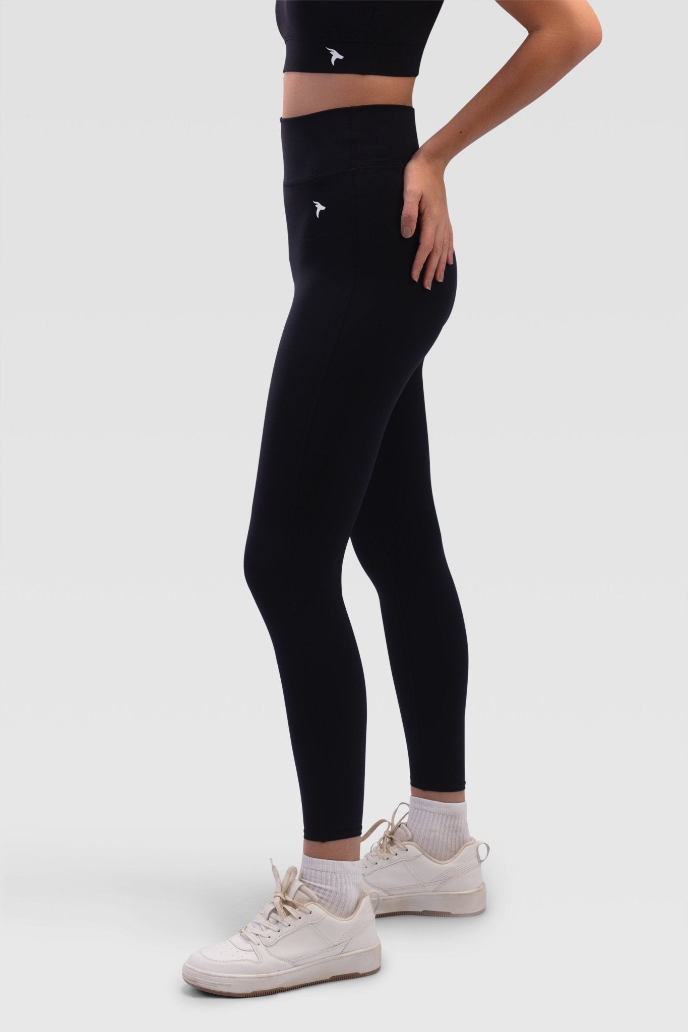 Ladies Yoga Leggings - Rebound - يوغا ليقينز  - اسود - ريباوند