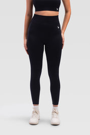 Ladies Yoga Leggings - Rebound - يوغا ليقينز  - اسود - ريباوند