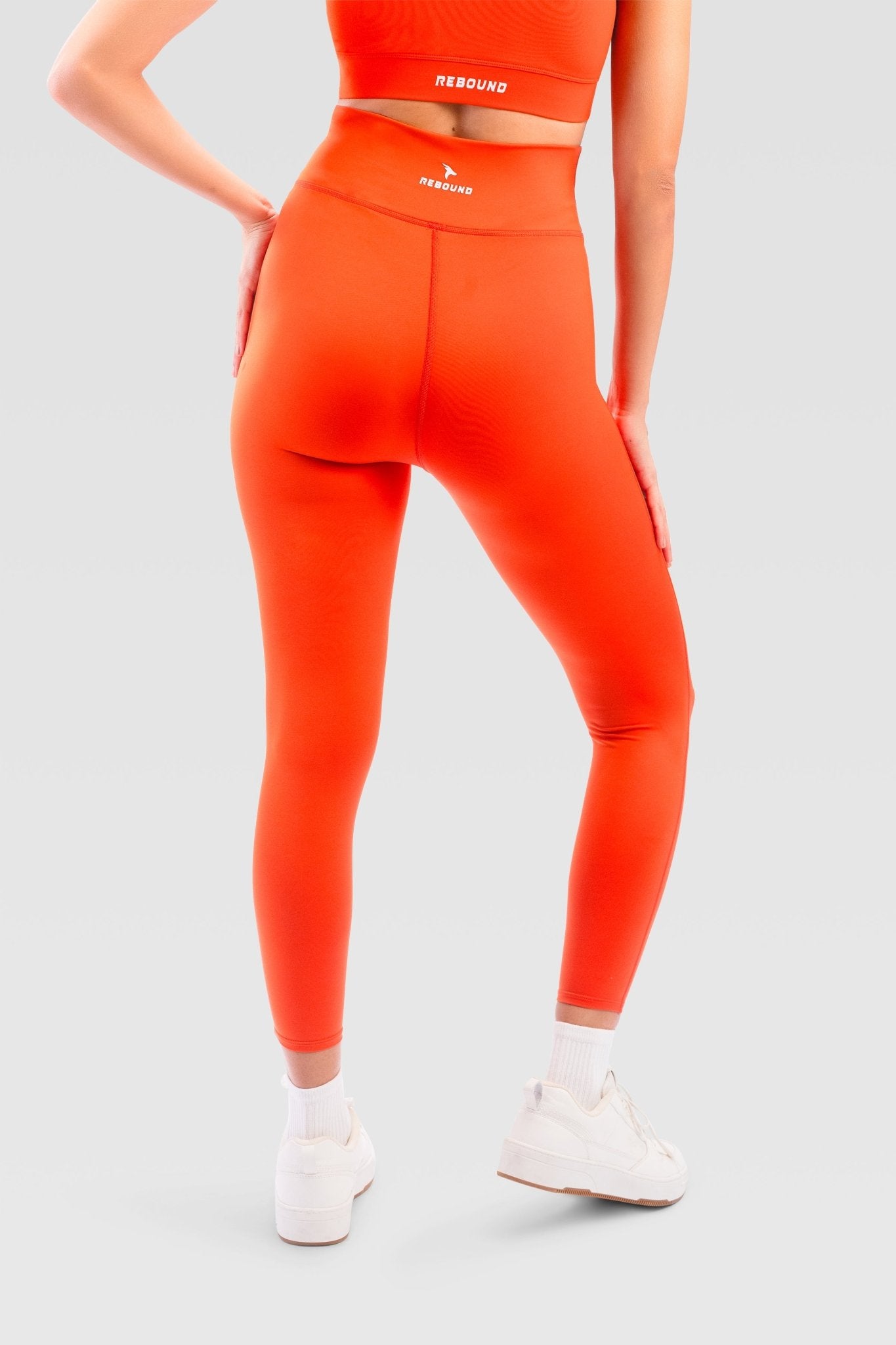 Ladies Yoga Leggings - Rebound - يوغا ليقينز  - بابريكا - ريباوند