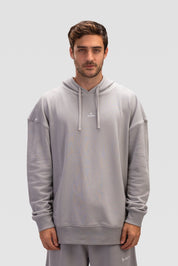 Mens Hoodie Pullover - Rebound - هودي بلوفر رجالي  - سيلفر - ريباوند