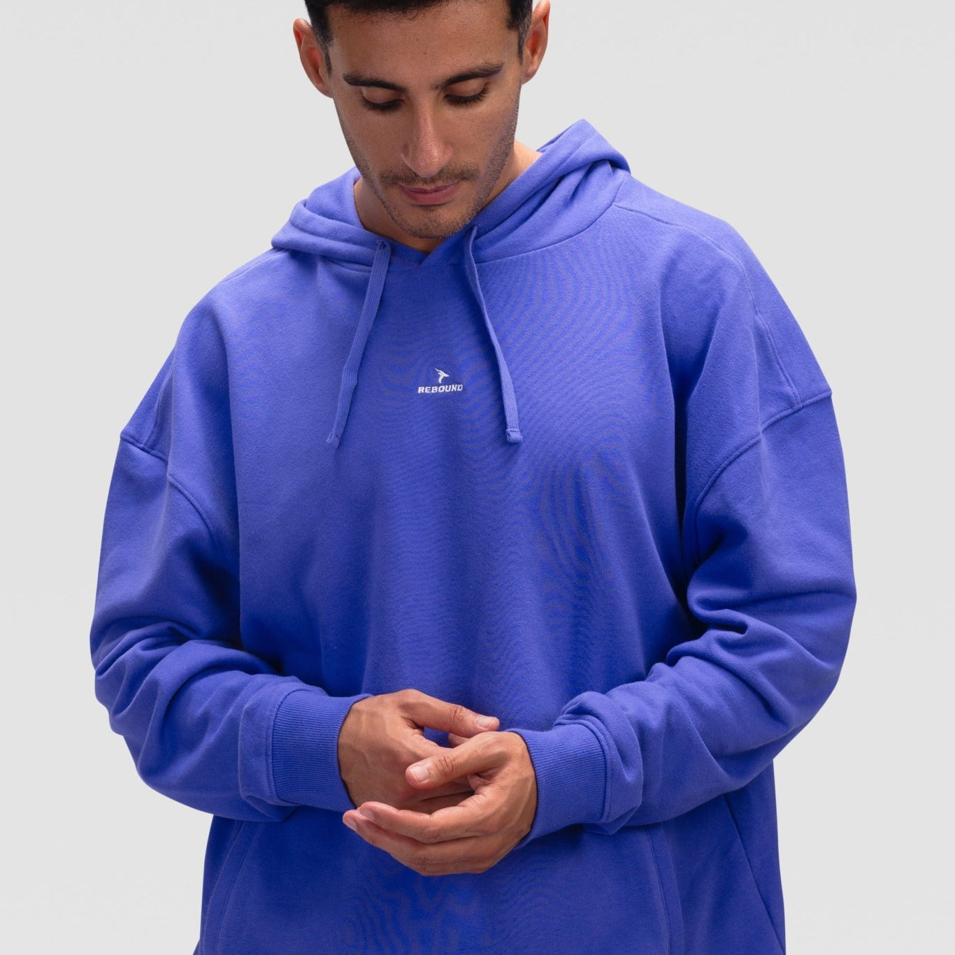 Mens Hoodie Pullover - Rebound - هودي بلوفر رجالي  - بنفسجي - ريباوند