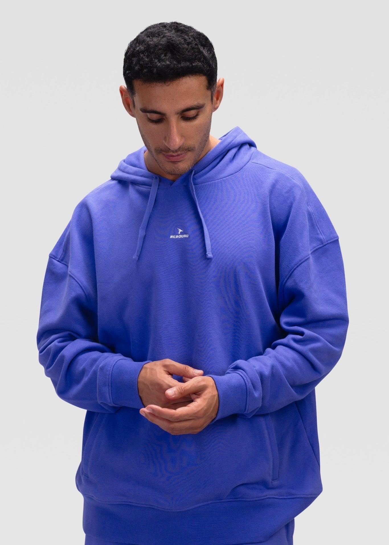 Mens Hoodie Pullover - Rebound - هودي بلوفر رجالي  - بنفسجي - ريباوند