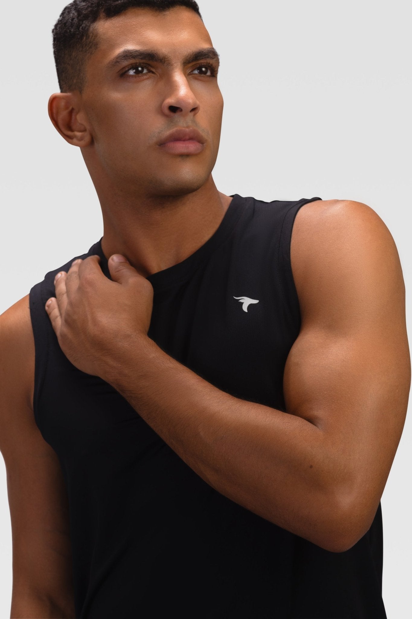 Mens Tank Top - Rebound - تيشيرت كت رياضي رجالي  - اسود - ريباوند