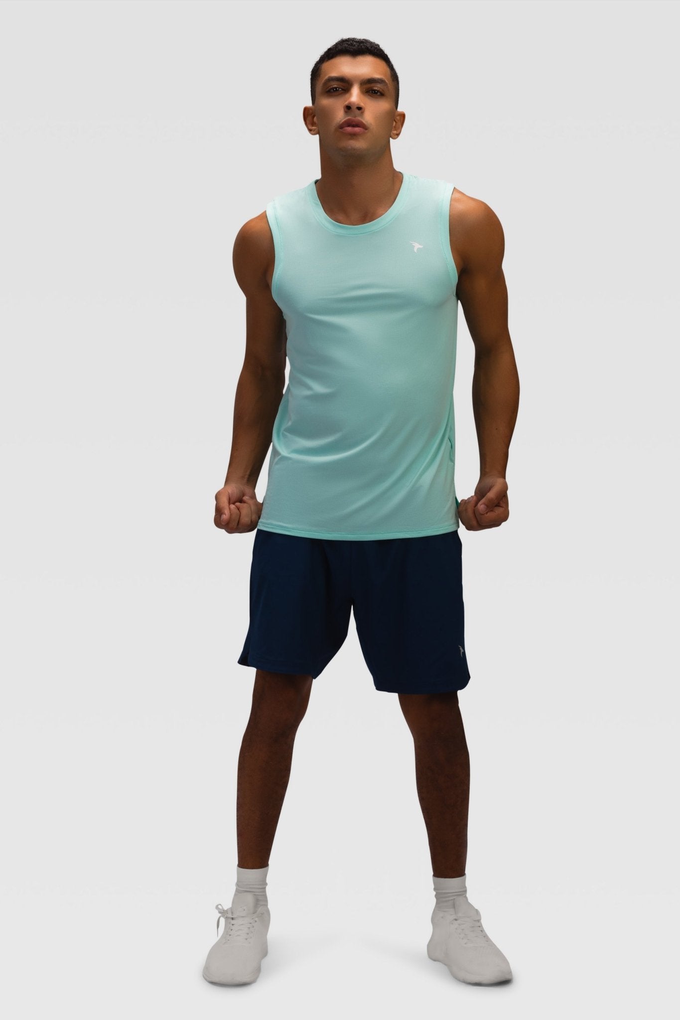 Mens Tank Top - Rebound - تيشيرت كت رياضي رجالي  - تركواز - ريباوند