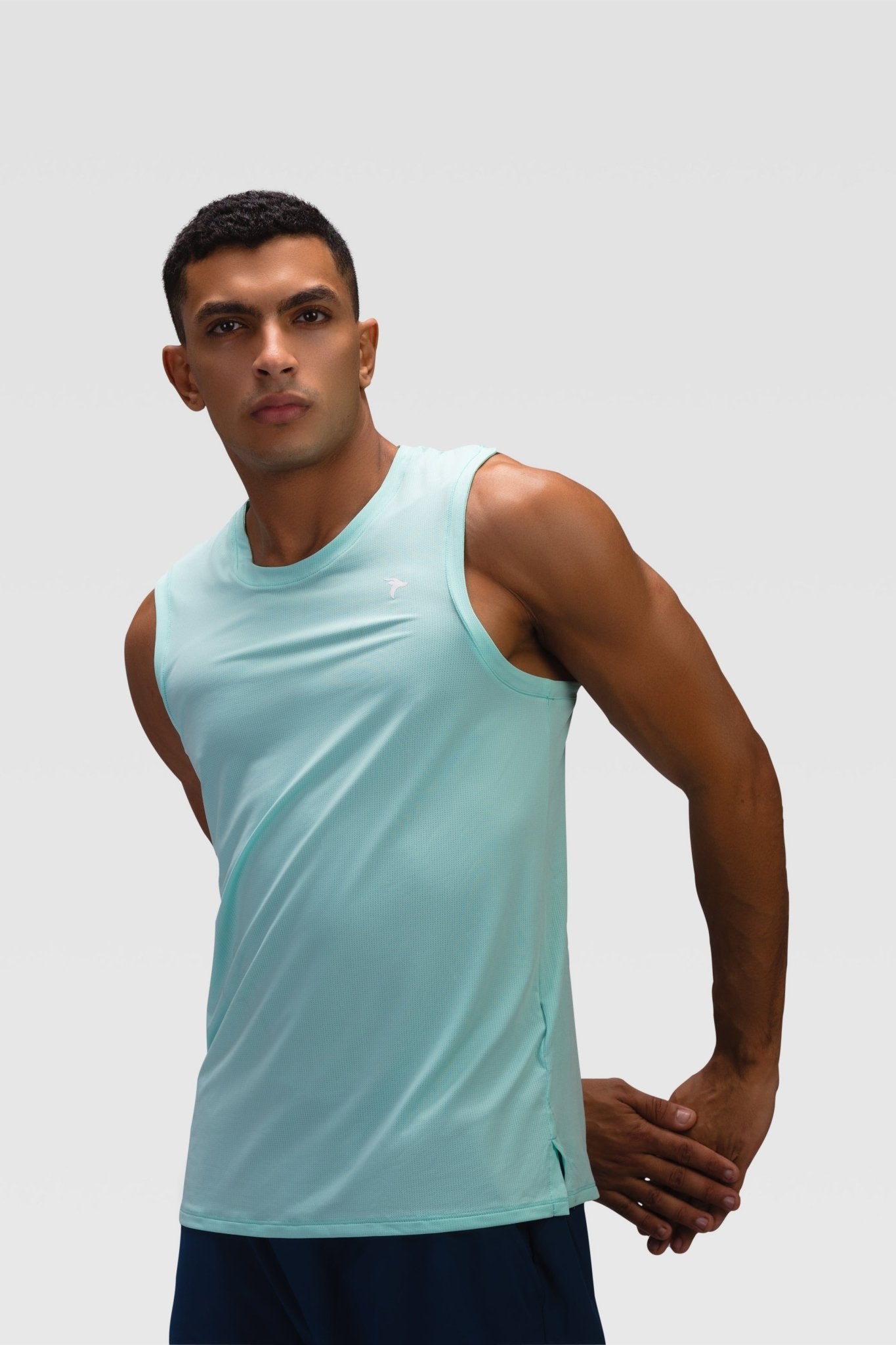 Mens Tank Top - Rebound - تيشيرت كت رياضي رجالي  - تركواز - ريباوند